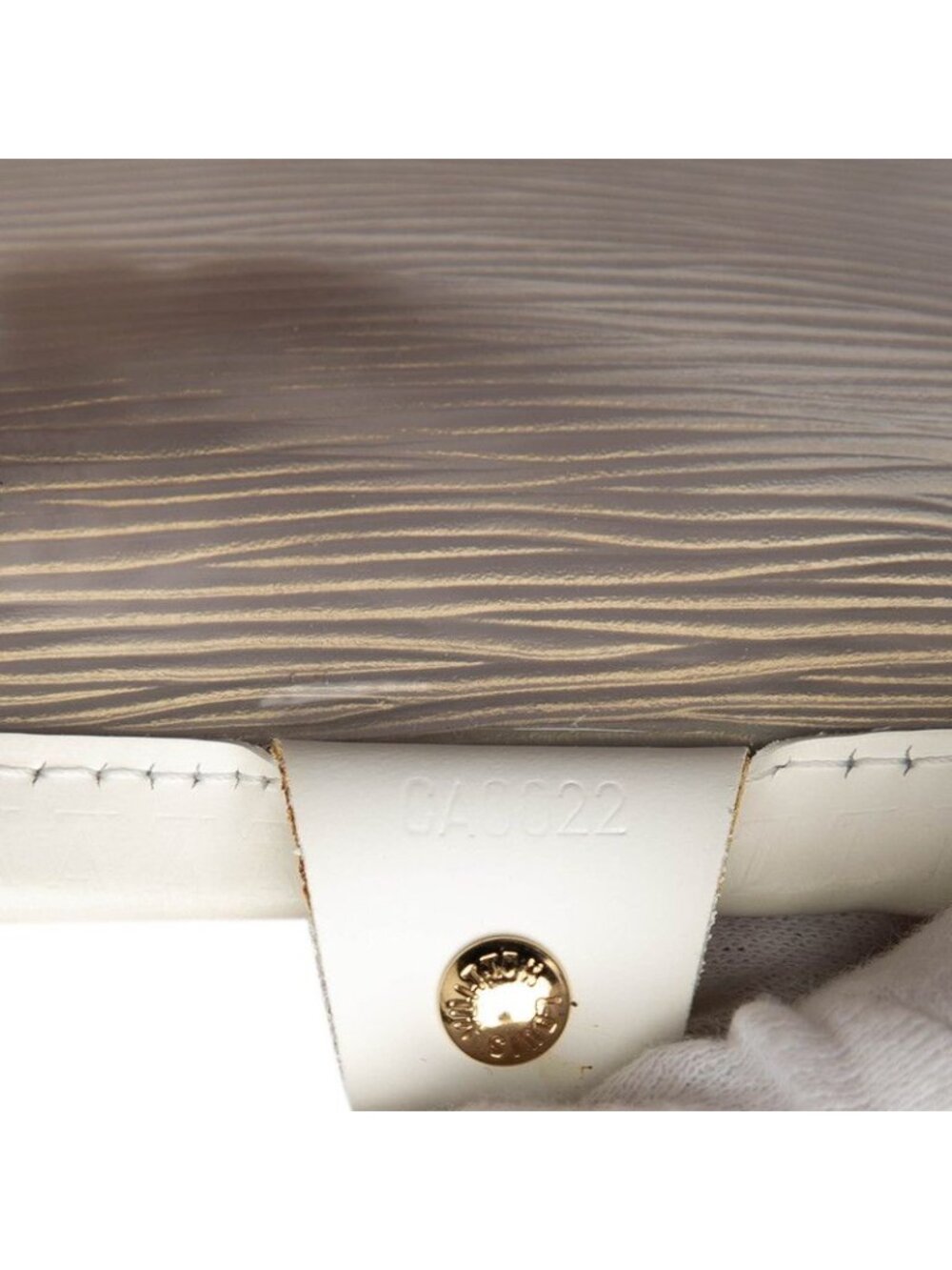 Louis Vuitton Epi Plage Lagune Bay Tote Clear White Vinyl - Picture 7 of 7